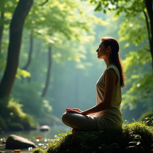 Forest bathing mindfulness and wellness retreat in nature